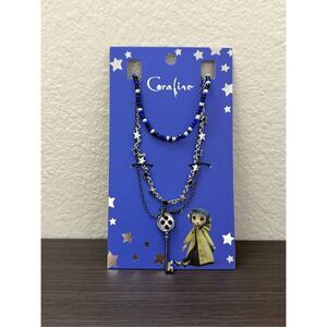 Coraline Key and Star Icons Necklace Set